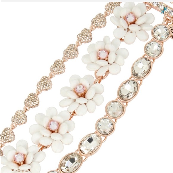 Betsey Johnson Jewelry - Betsey Johnson,Flower Multi-Row Bracelet